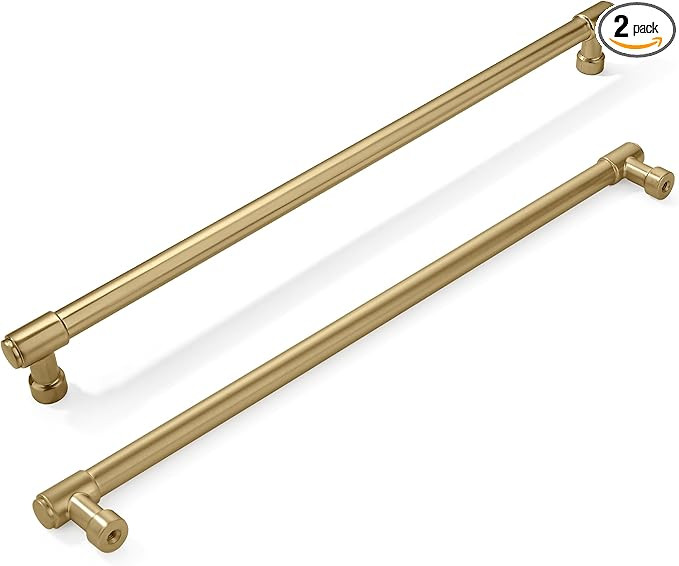 khtumeware 2 Pack 12 Inch(305mm) Champagne Bronze Cabinet Pulls Brushed Brass Kitchen Cabinet Han... | Amazon (US)