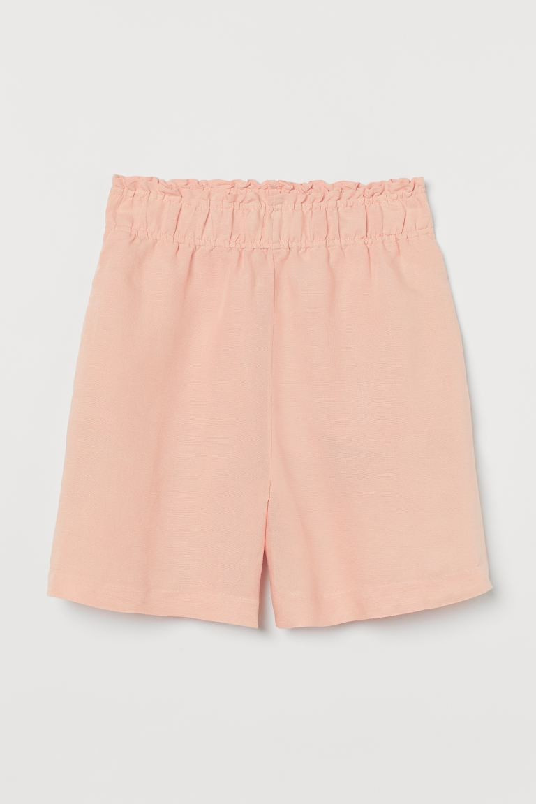 Linen-blend Pull-on Shorts | H&M (US + CA)
