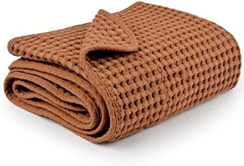 Waffle Baby Blankets, Nursery Blankets for Boys Girls, Swaddle Blankets Neutral Soft Lightweight ... | Amazon (US)