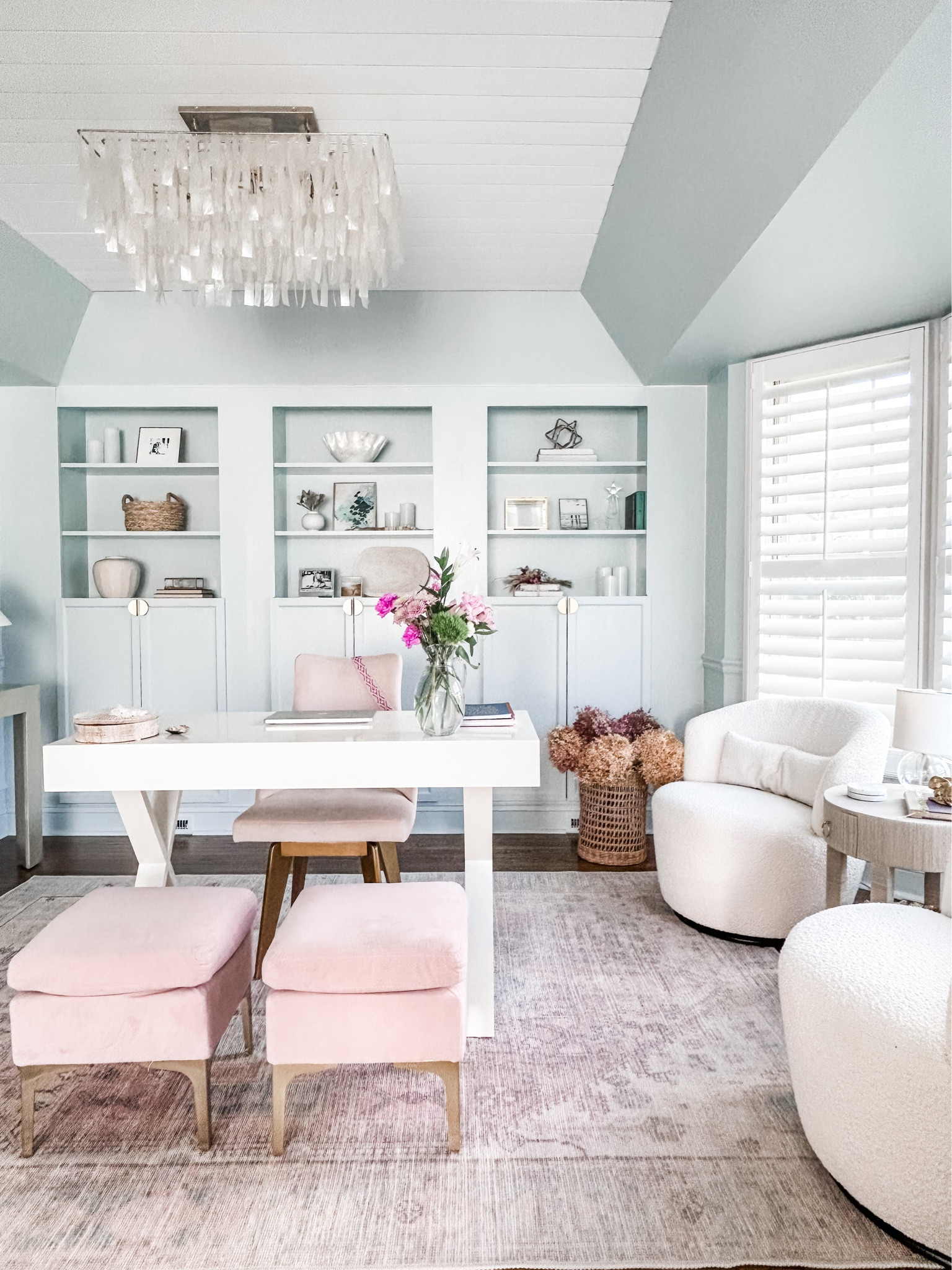 We transformed our dining room into my home office using Billy Bookcases from Ikea.

IKEA Billy bookcase, capiz chandelier, area rug, pastel area rug, coastal chandelier, west elm chandelier, built-in bookshelves, raffia side table, round side table, machine washable rug, Target area rug, neutral decor, woven sea grass basket, tall woven round basket, wicker basket, home office decor. West Elm, Target, Amazon.

#homeoffice #amazon #target 

Get the full details on this IKEA hack Billy bookcases on heatherkrout.com

#LTKstyletip #LTKhome #LTKFind