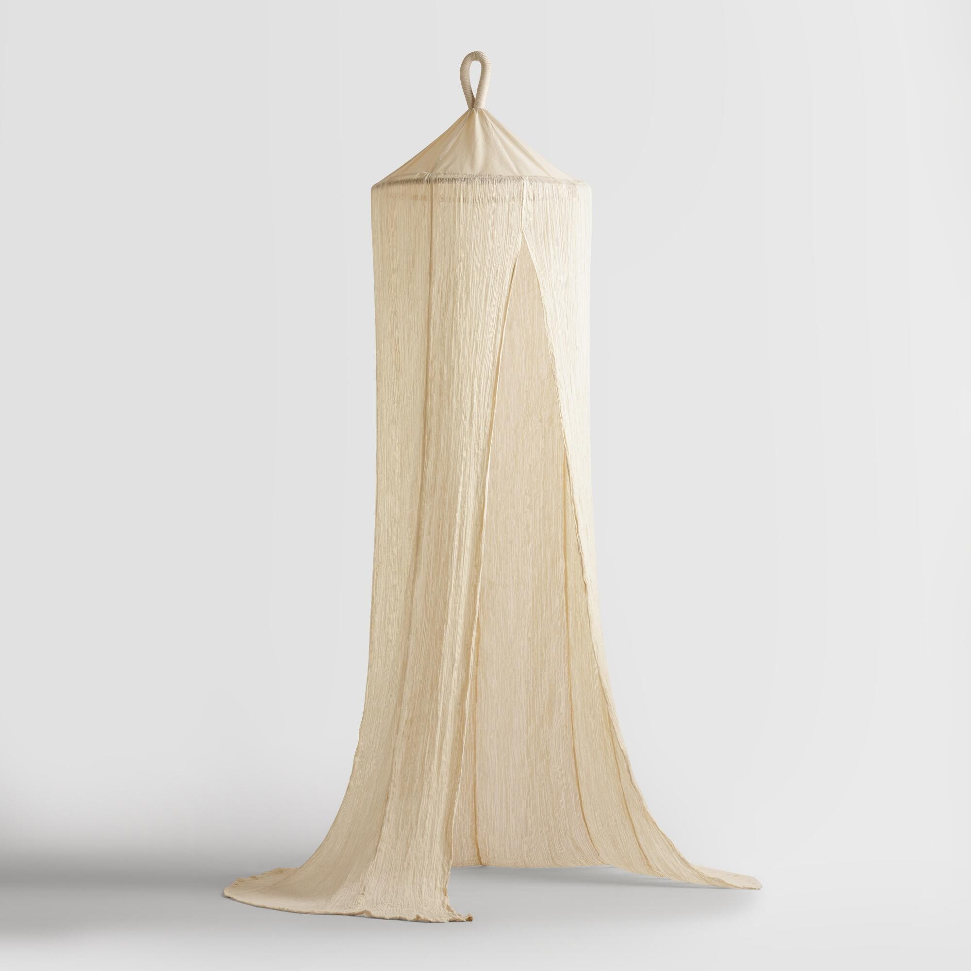 Indian Cotton Gauze Sheer Canopy: Natural by World Market | World Market