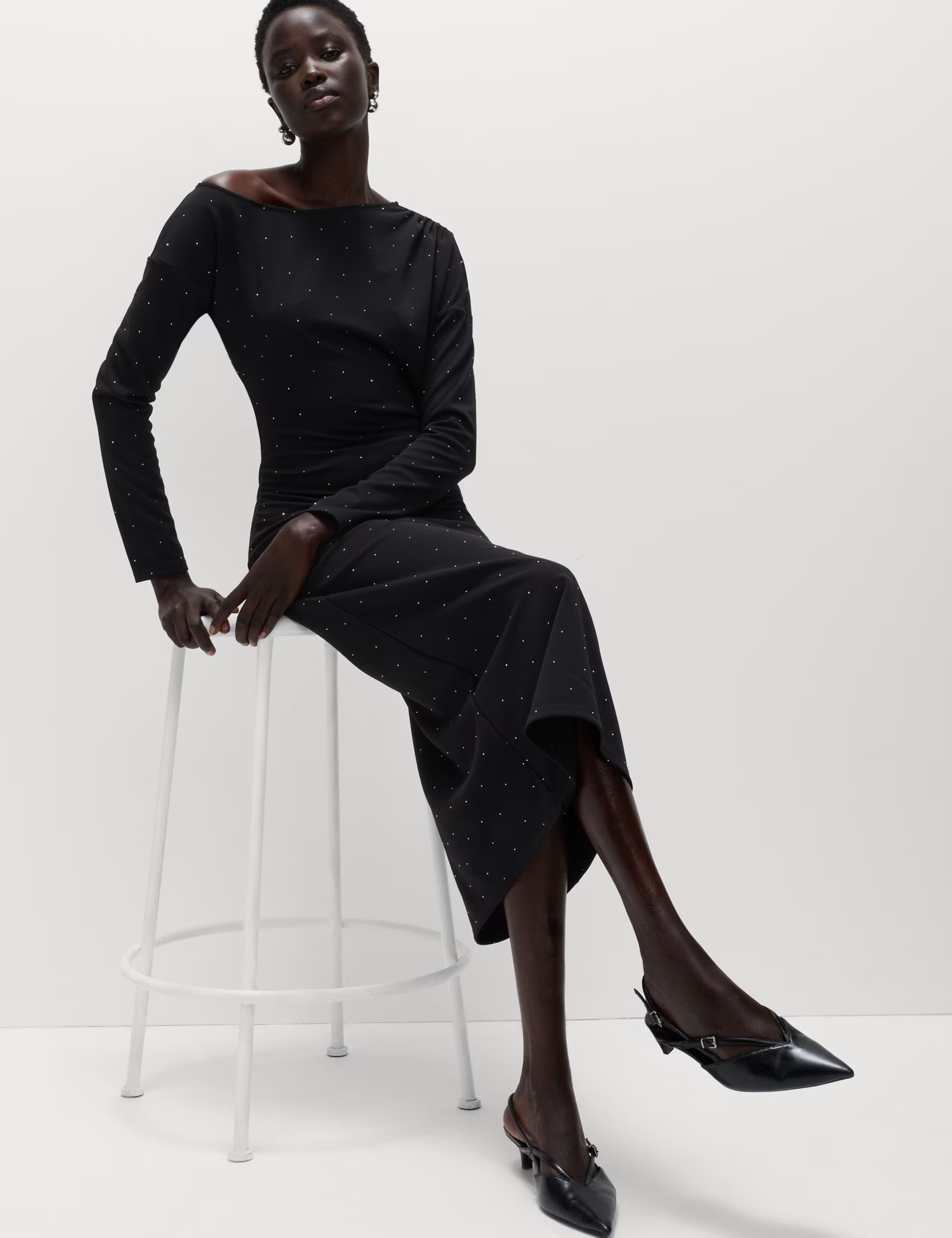 Embellished Bodycon Midi Dress | Marks & Spencer (UK)