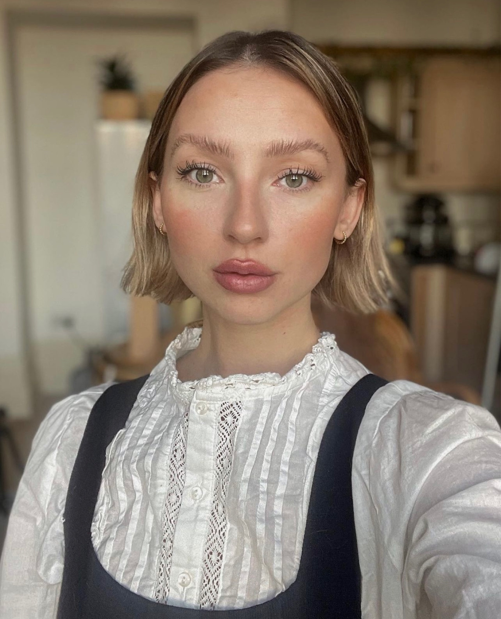 Makeup look/bourjois foundation/ Mac lipstick/laminated brows/Rimmel mascara 

#LTKbeauty #LTKstyletip #LTKunder50