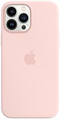 Apple iPhone 13 Pro Max Silicone Case with MagSafe - Chalk Pink | Amazon (US)