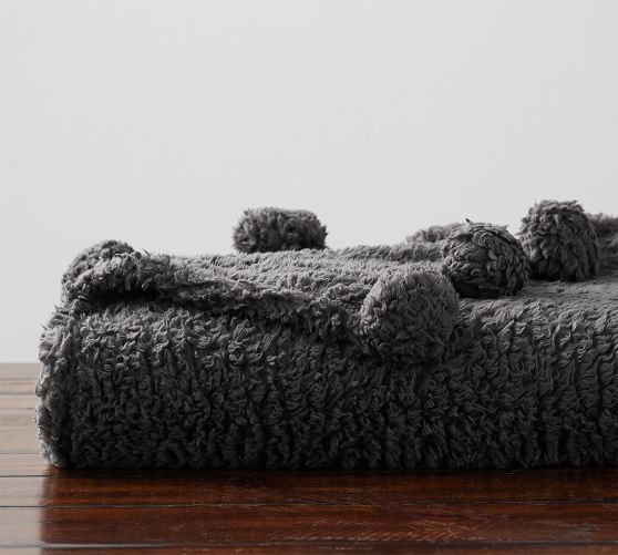 Cozy Pom Pom Throw | Pottery Barn (US)