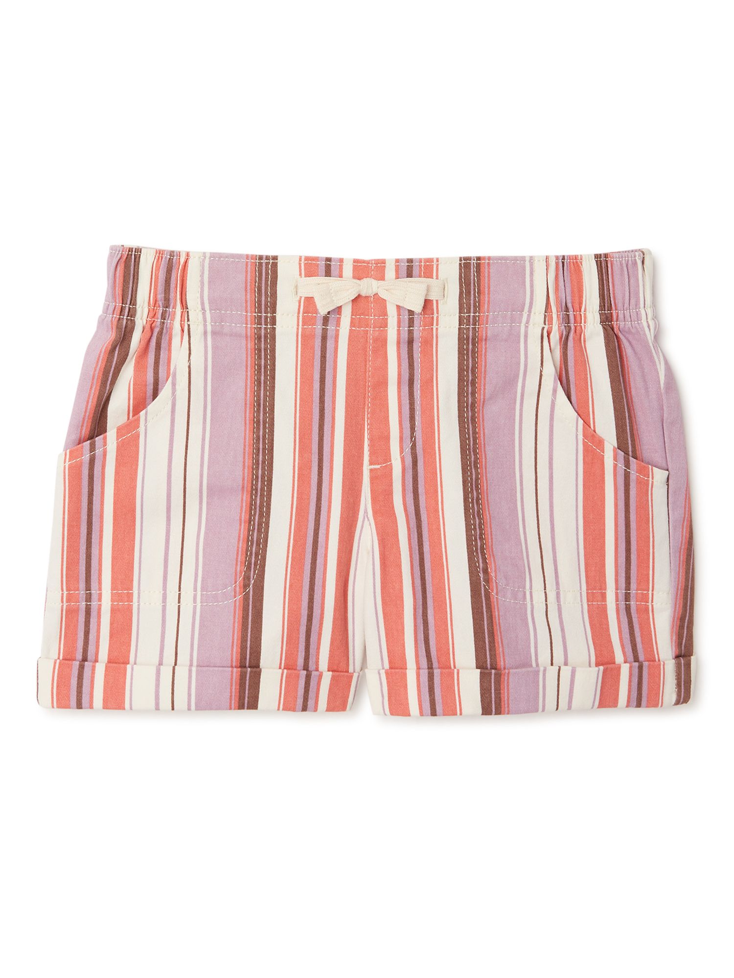 Wonder Nation Girls Pull On Shorts, Sizes 4-18 & Plus - Walmart.com | Walmart (US)