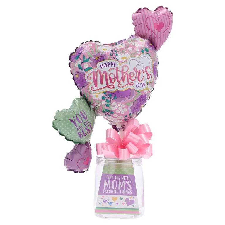 Happy Mother's Day Fillable Container Gift Set with Balloons, Mother's Day by Way To Celebrate | Walmart (US)