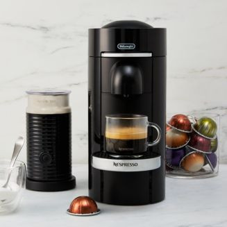 Nespresso VertuoPlus Deluxe by De’Longhi with Aeroccino Milk Frother, Classic Black  | Blooming... | Bloomingdale's (US)