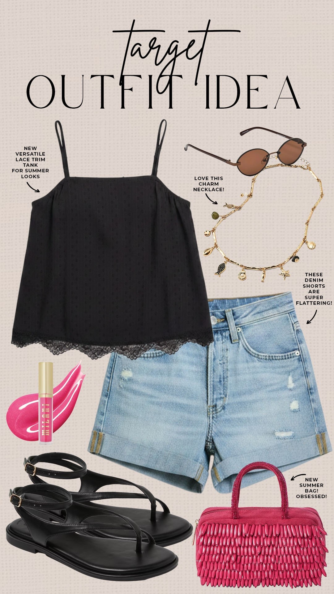 Hot pink + black will always be chic for summer! 

#summerstyle

Summer style. Target finds. Target fashion. Target new arrivals. Target summer outfit. Target denim shorts.

#LTKootd #LTKSeasonal #LTKgrwm