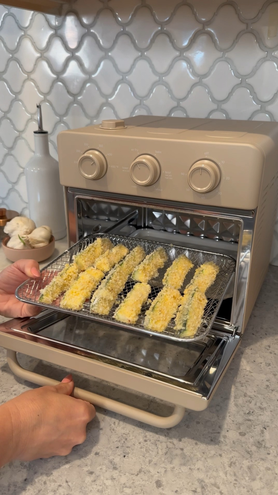 The new Wonder Oven from Our Place is so aesthetically pleasing and just replaced my toaster, and air fryer. I’ve been loving the air fry function but it also reheats food quicker than my oven and the steam infusion keeps everything moist while still crisping the outside…I’m obsessed. #ourplace #ad #fromourplace 

#LTKhome #LTKFind #LTKGiftGuide