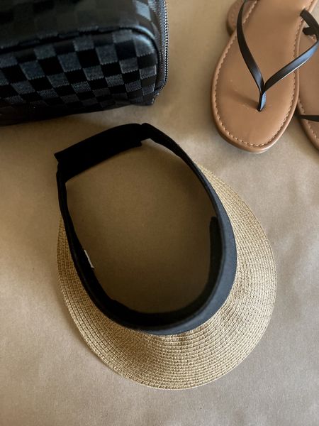 Sandals, makeup travel bag and visor 

xo, Sandroxxie by Sandra www.sandroxxie.com | #sandroxxie 

#LTKSeasonal #LTKstyletip #LTKfindsunder100