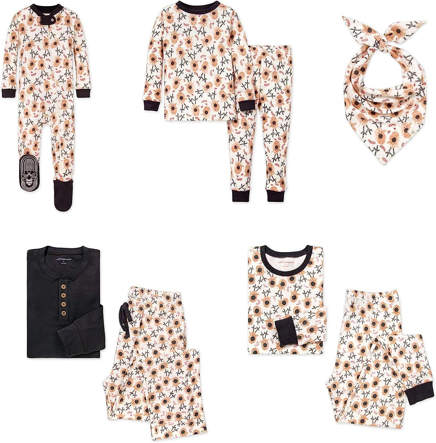 Burt's Bees Family Jammies Matching Holiday Organic Cotton Pajamas | Amazon (US)