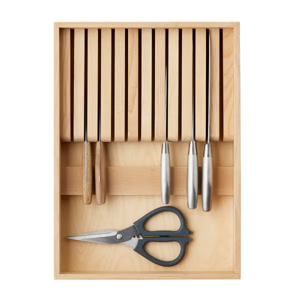 The Container Store Narrow In-Drawer Knife OrganizerBy The Container Store0.0No Reviews$39.99/eaO... | The Container Store