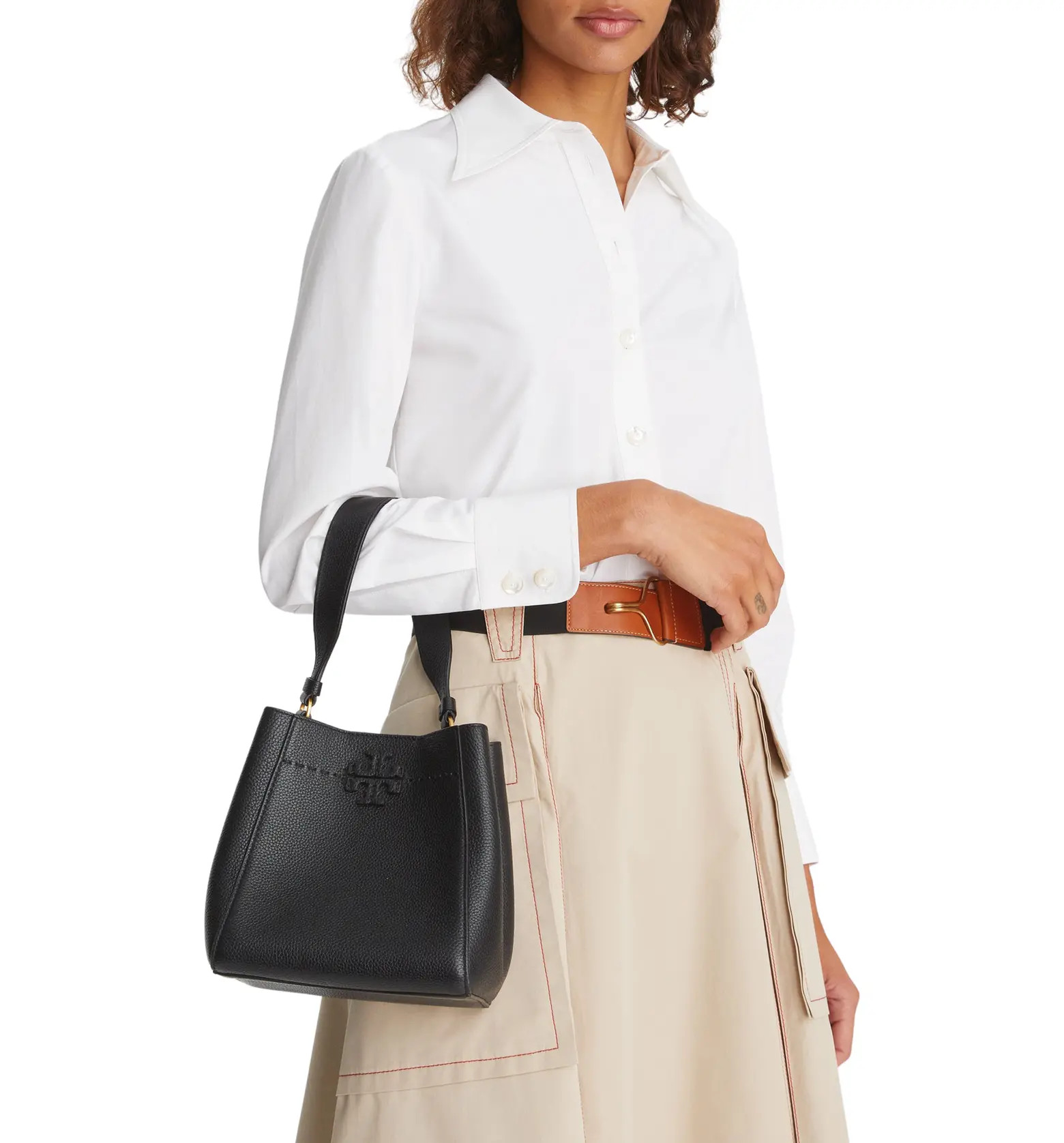 McGraw Small Leather Bucket Bag | Nordstrom