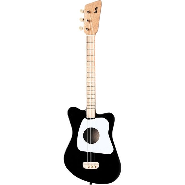 Loog Guitars | Mini 3-String Guitar, Black | Maisonette | Maisonette