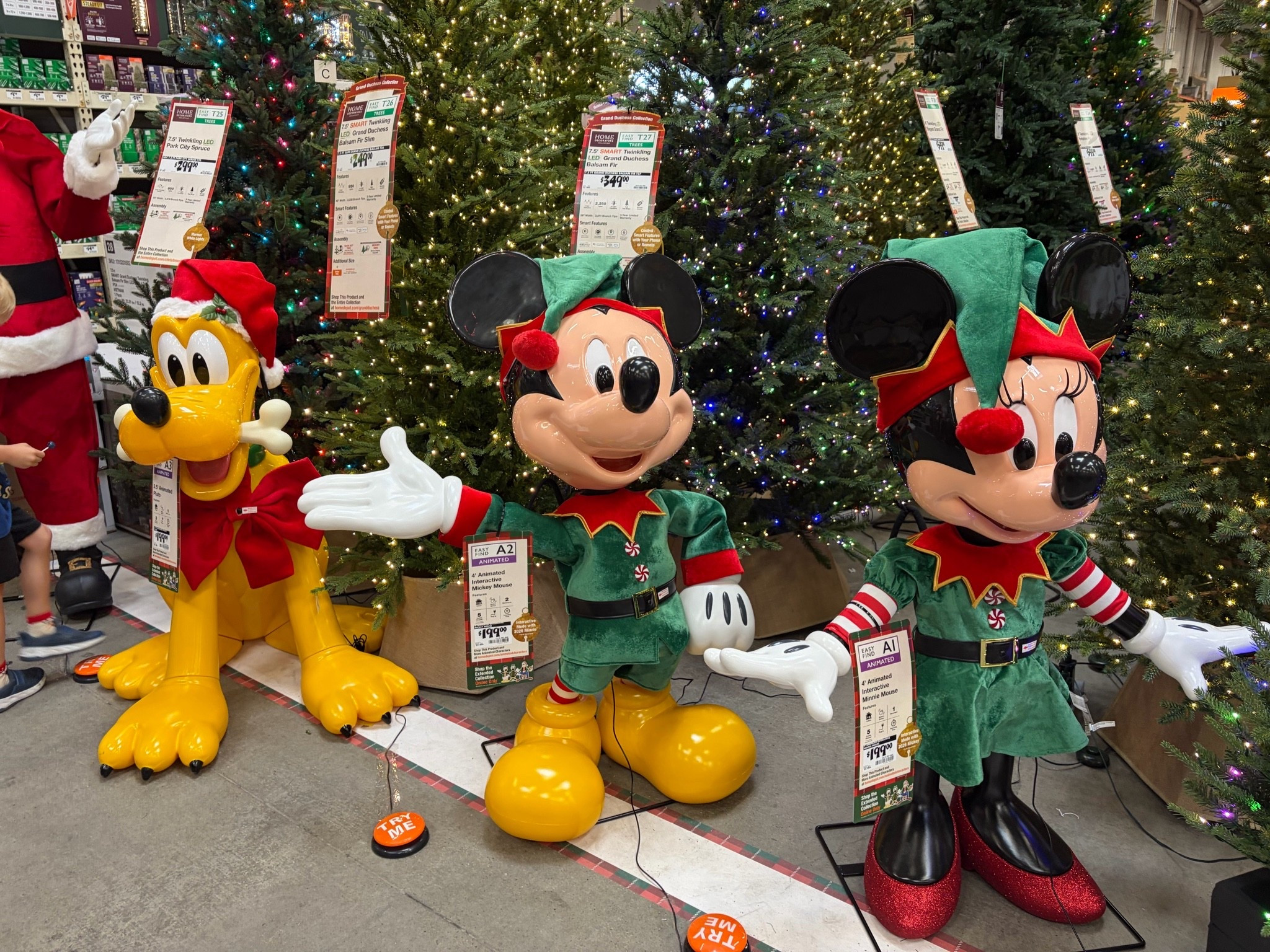 Christmas Mickey, Minnie, and Pluto animatronics from The Home Depot 🐭🎄

#LTKSeasonal #LTKHome