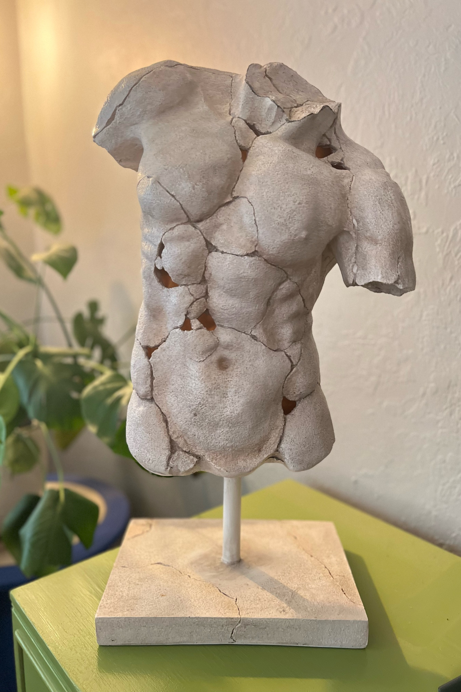 My cracked torso sculpture finally came in!

home decor | decorative accents | eclectic decor | sculptures | art | greek | parisian | european | trending | viral | neutral decor | amazon home | statue | bold interiors | living room 

#LTKhome #LTKeurope