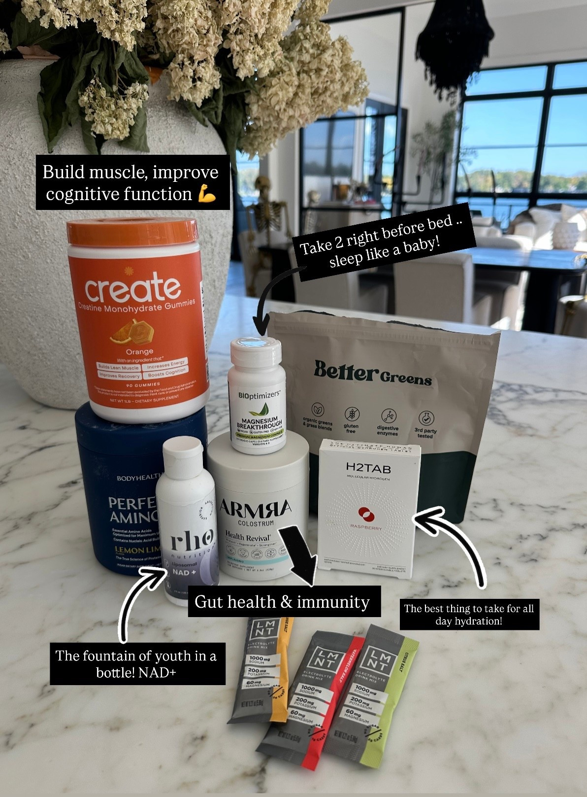 What I take every day… and have for almost 2 years! 🫶❤️💪