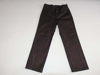 Express Women's Straight Cropped Jeans Size 8 x Super High Rise Copper Black  | eBay | eBay CA