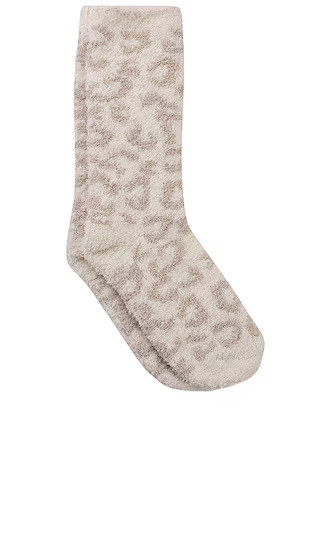 Barefoot Dreams CozyChic Barefoot In The Wild Socks in Brown. | Revolve Clothing (Global)