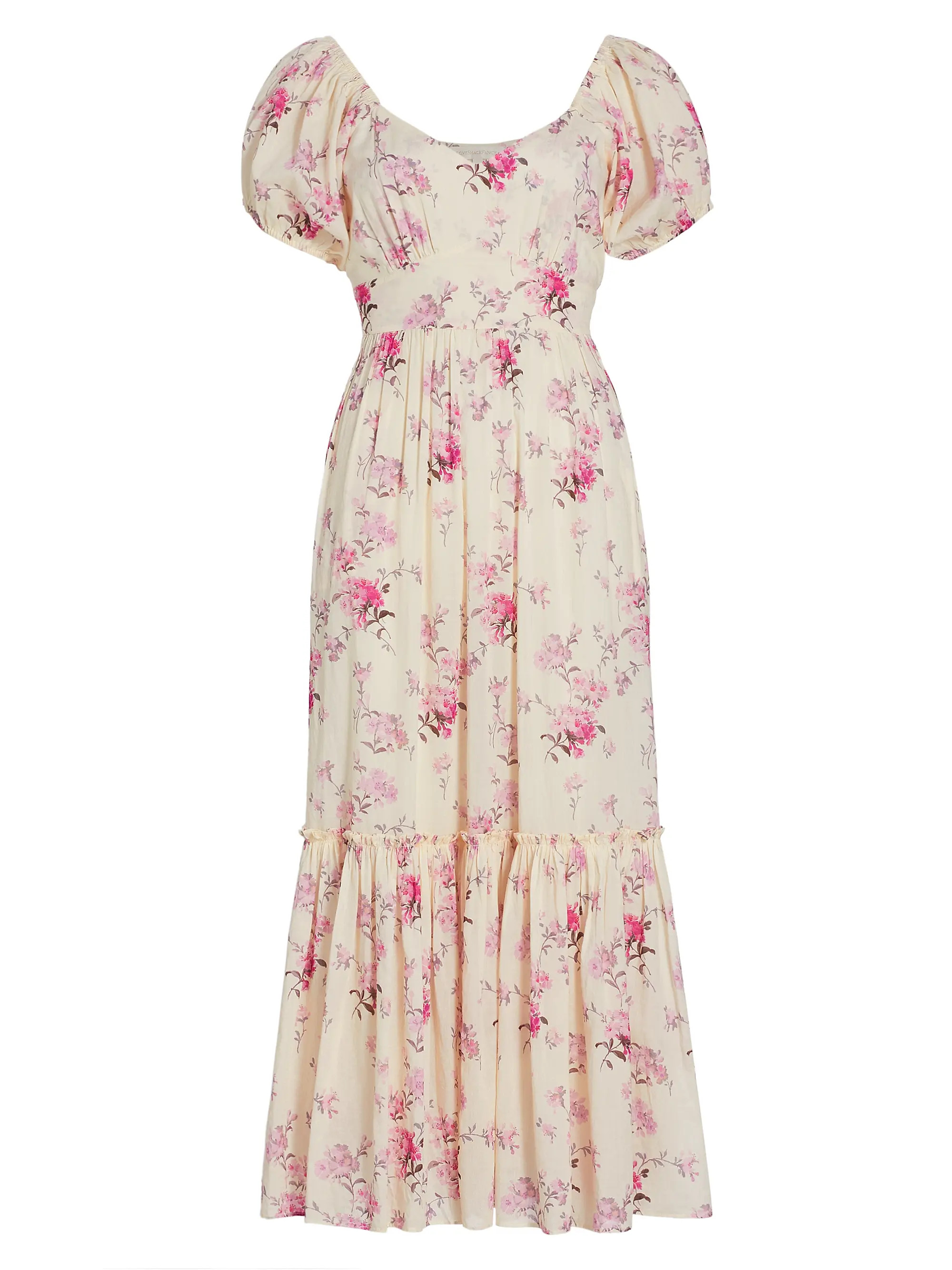 Angie Cotton Floral Midi-Dress | Saks Fifth Avenue