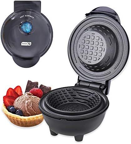 Dash Mini Waffle Bowl Maker for Breakfast Burrito Bowls, Ice Cream and Other Sweet Deserts, Recipe G | Amazon (US)