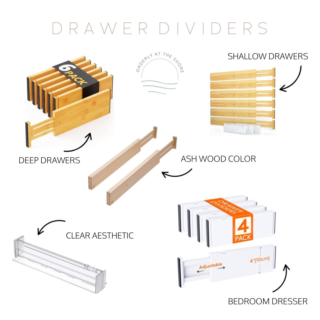 Shop our most used drawer dividers! 

#LTKHome #LTKFindsUnder50 #LTKFamily