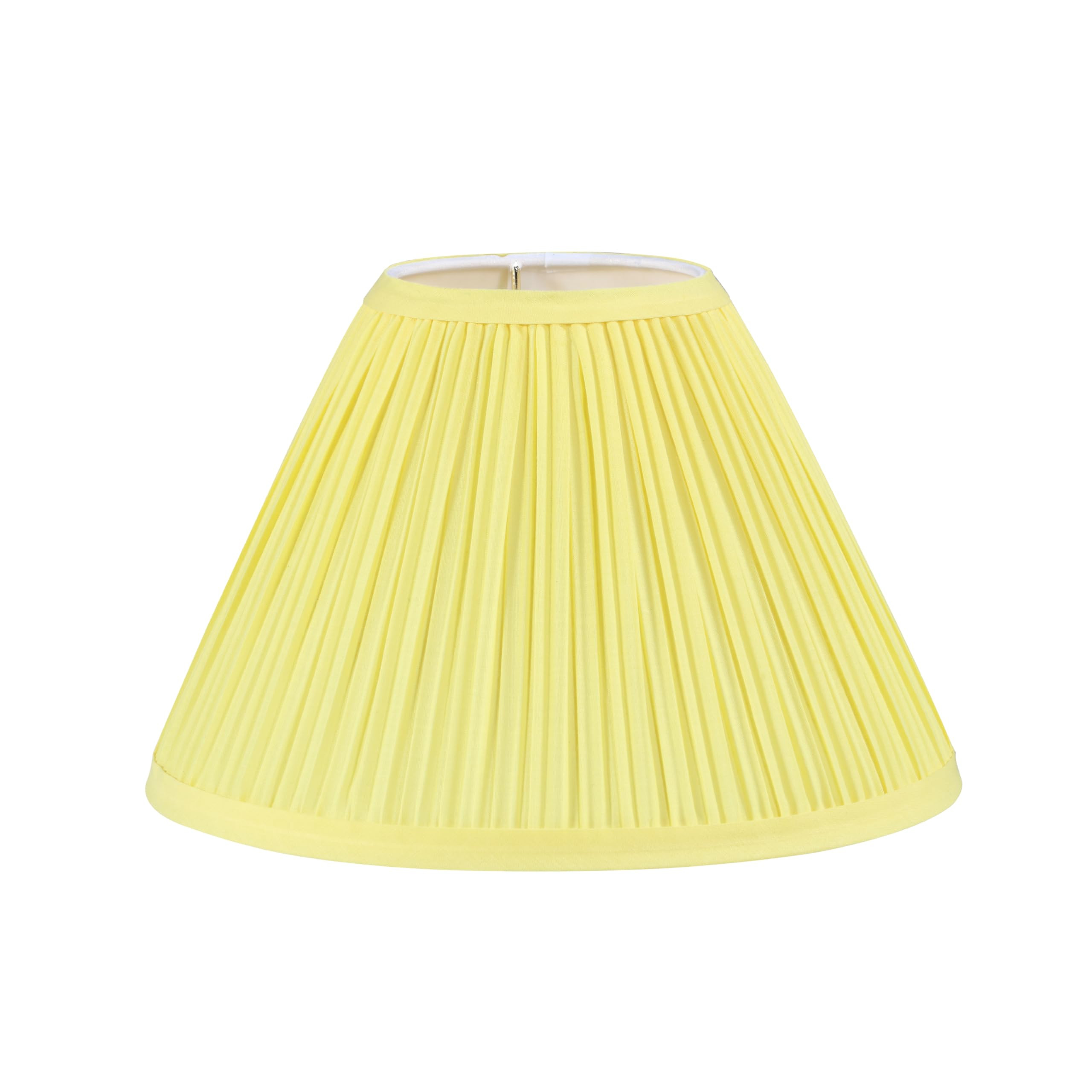 Aspen Creative 56505, Hardback Empire Transitional UNO Lamp Shade, Mushroom Pleated Bright Yellow... | Amazon (US)