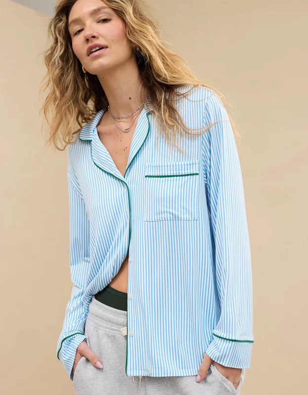 Aerie Real Soft® Pajama Shirt | Aerie