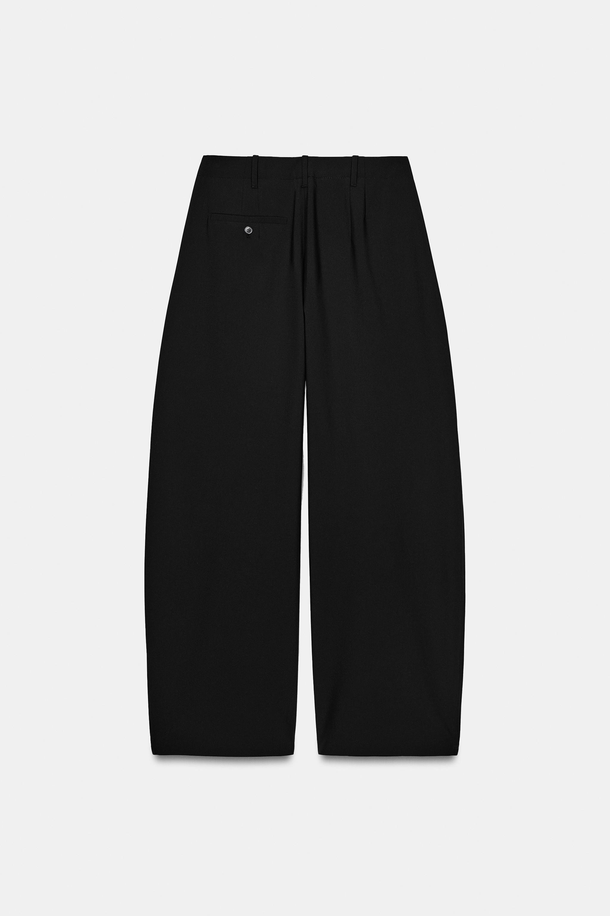 WIDE-LEG PLEATED TROUSERS ZW COLLECTION | Zara FR