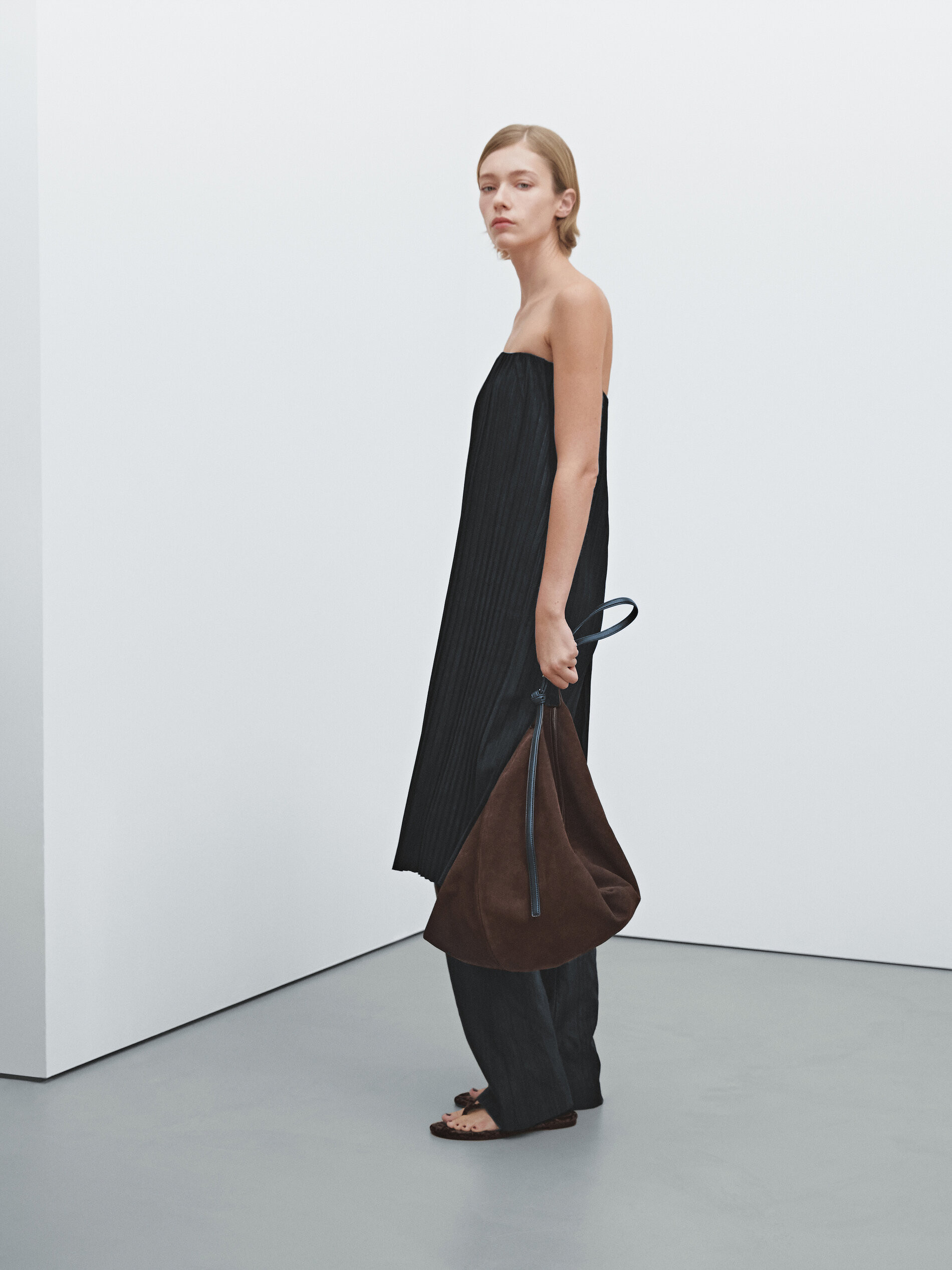 Split leather bag - Limited Edition | Massimo Dutti US