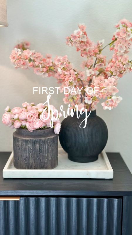 S P R I N G 🌸 First day of Spring is officially here!

Comment SHOP for links these Spring stems

Walmart vase
Black vase
Stems
Spring decor

#LTKhome