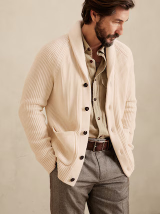 Aventura Shawl-Collar Cardigan | Banana Republic (US)