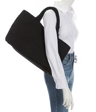 Large Neoprene Woven Tote Bag | Dillard's