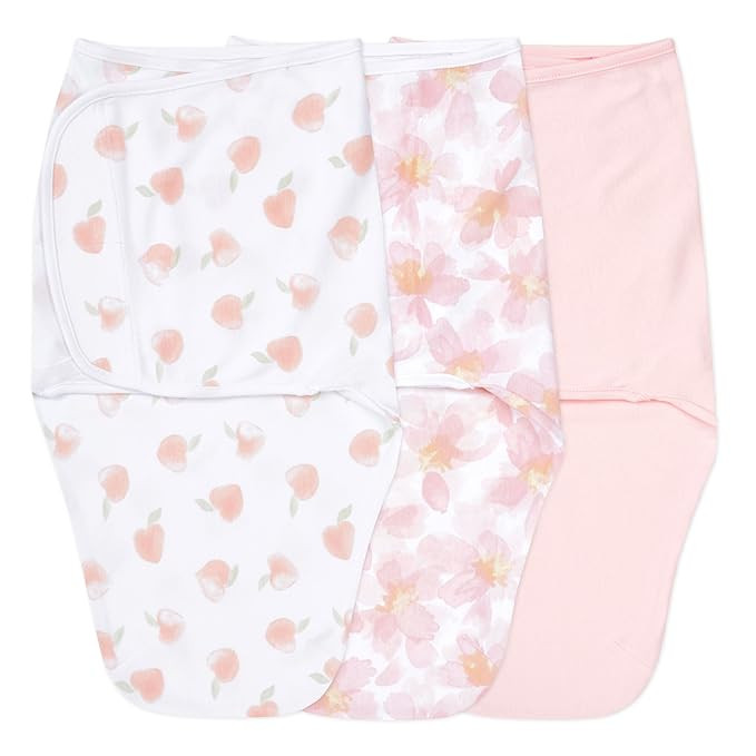 aden + anais Easy Swaddle Wrap, Newborn Wearable Swaddle Blanket, Adjustable Fasteners, 100% Cott... | Amazon (US)