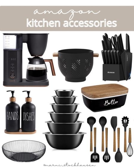 Amazon black aesthetic kitchen accessories 🖤

#amazonfinds
#founditonamazon
#amazonfinds
#affordablefinds
#amazondeals
#amazonhome

#LTKhome