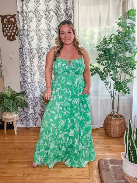 Aerie/AE maxi summer dress
Wearing size large
Adjustable straps, adjustable tie in the bust 
Super lightweight and flowy 

Vacation outfit, resort wear, summer dress, summer outfit, travel outfit, vacay stylee

#LTKOver40 #LTKMidsize #LTKSeasonal