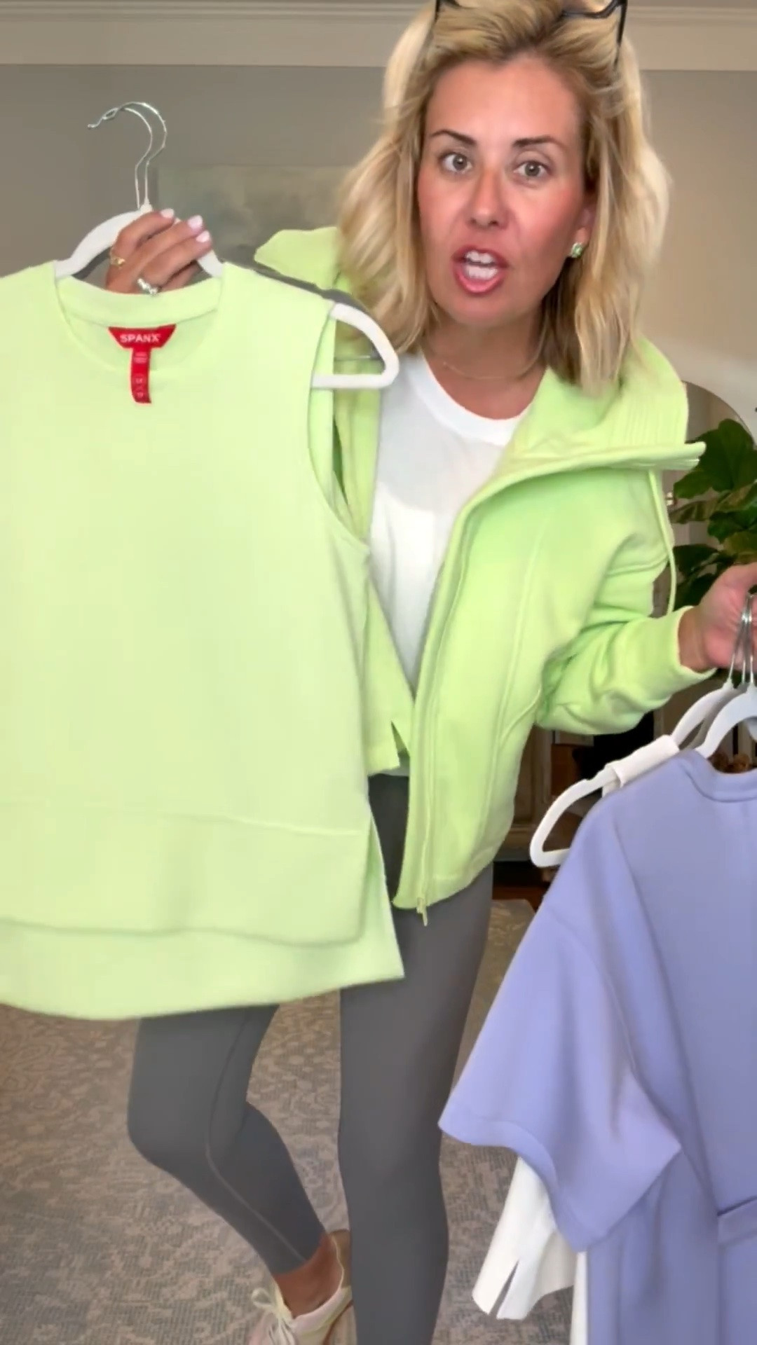 Just when we thought Spanx couldn’t get any better…. 
they brought out new colors!! Try-on coming soon!

Use code CatherineXSpanx to save 15% + free shipping on your 1st order!

 #spanxpartner @spanx 

Sizing:
Air Essentials T-Shirt Dress - small
Air Essentials Crewneck Tank - xs
Air Essentials Short 5” - small
Full Zip Hoodie - xs
Leggings - 7/8 small
Crewneck Tank - xs 
Tie-Waist Dress - small 
Wide Leg Jeans - xs petite

#LTKdayinmylife #LTKmomlife #LTKOver40