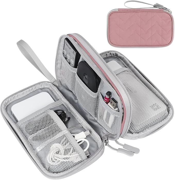 FYY Electronic Organizer, Travel Cable Organizer Bag Pouch Electronic Accessories Carry Case Port... | Amazon (US)