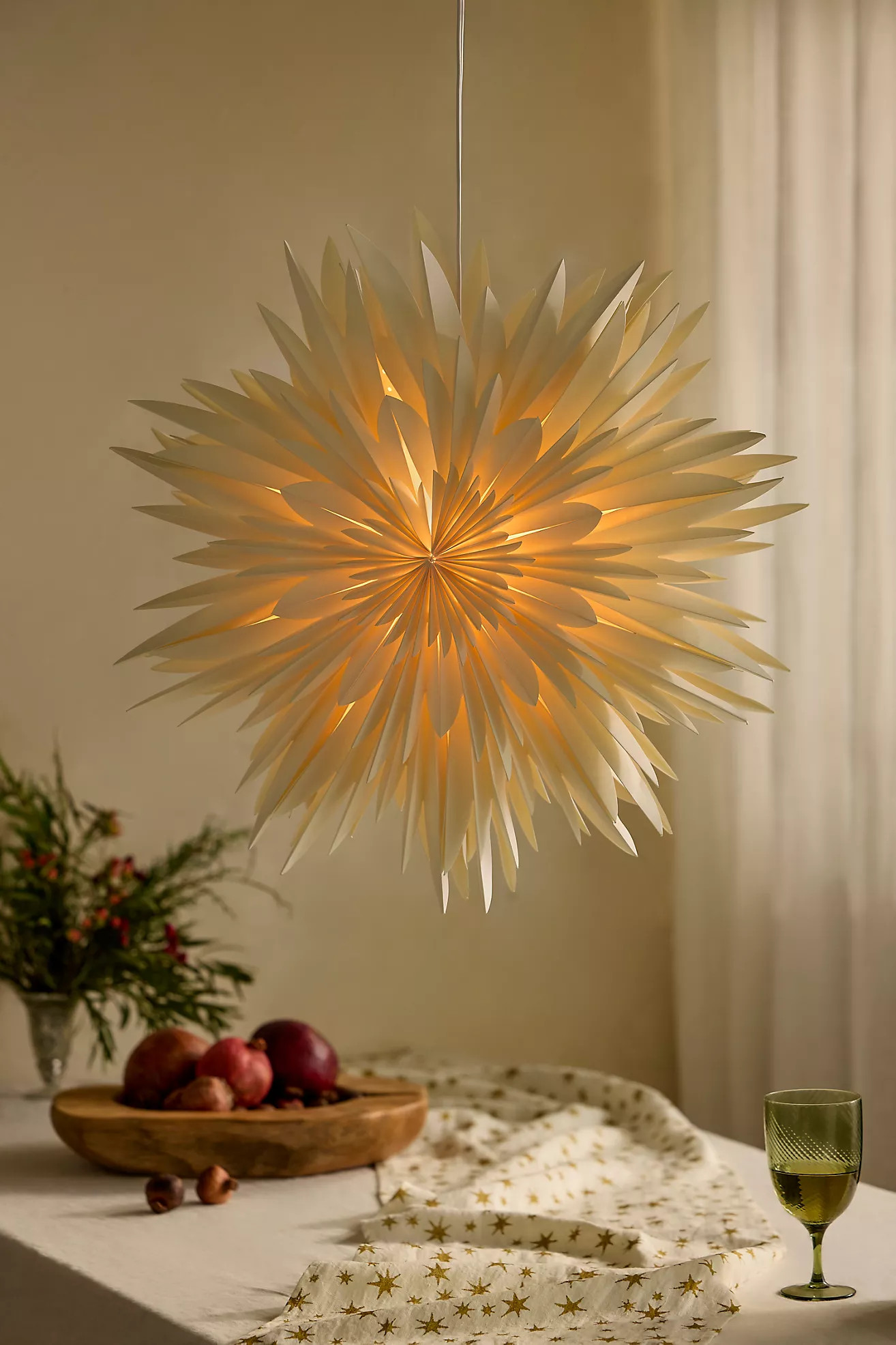 Paper Snowflake Pendant Light | Terrain