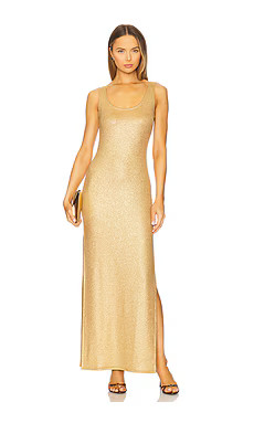 Luli Fama x REVOLVE Tank Dress in Gold from Revolve.com | Revolve Clothing (Global)