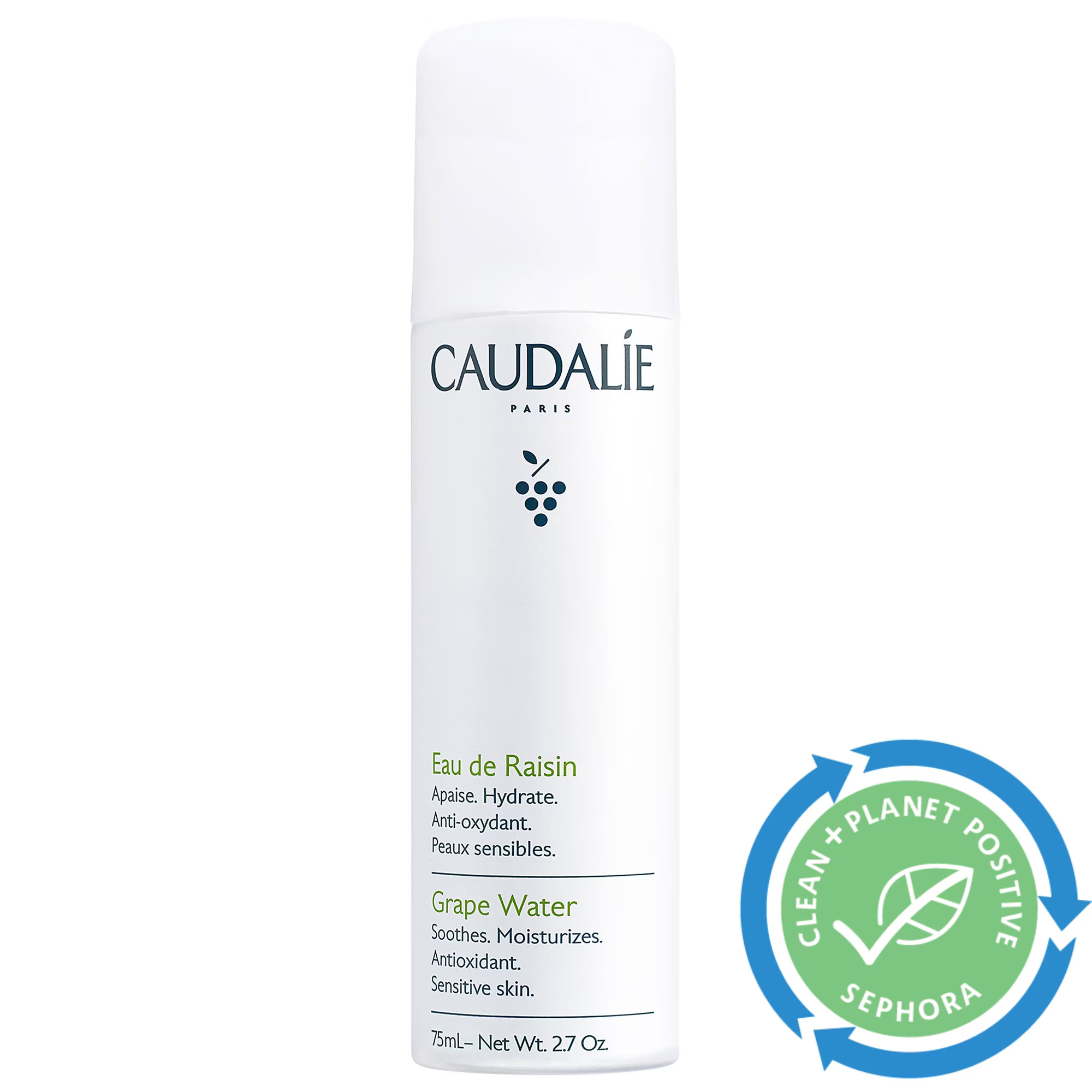 Caudalie Mini Grape Water Moisturizing Face Mist 2.5 oz / 75 mL | Sephora (US)
