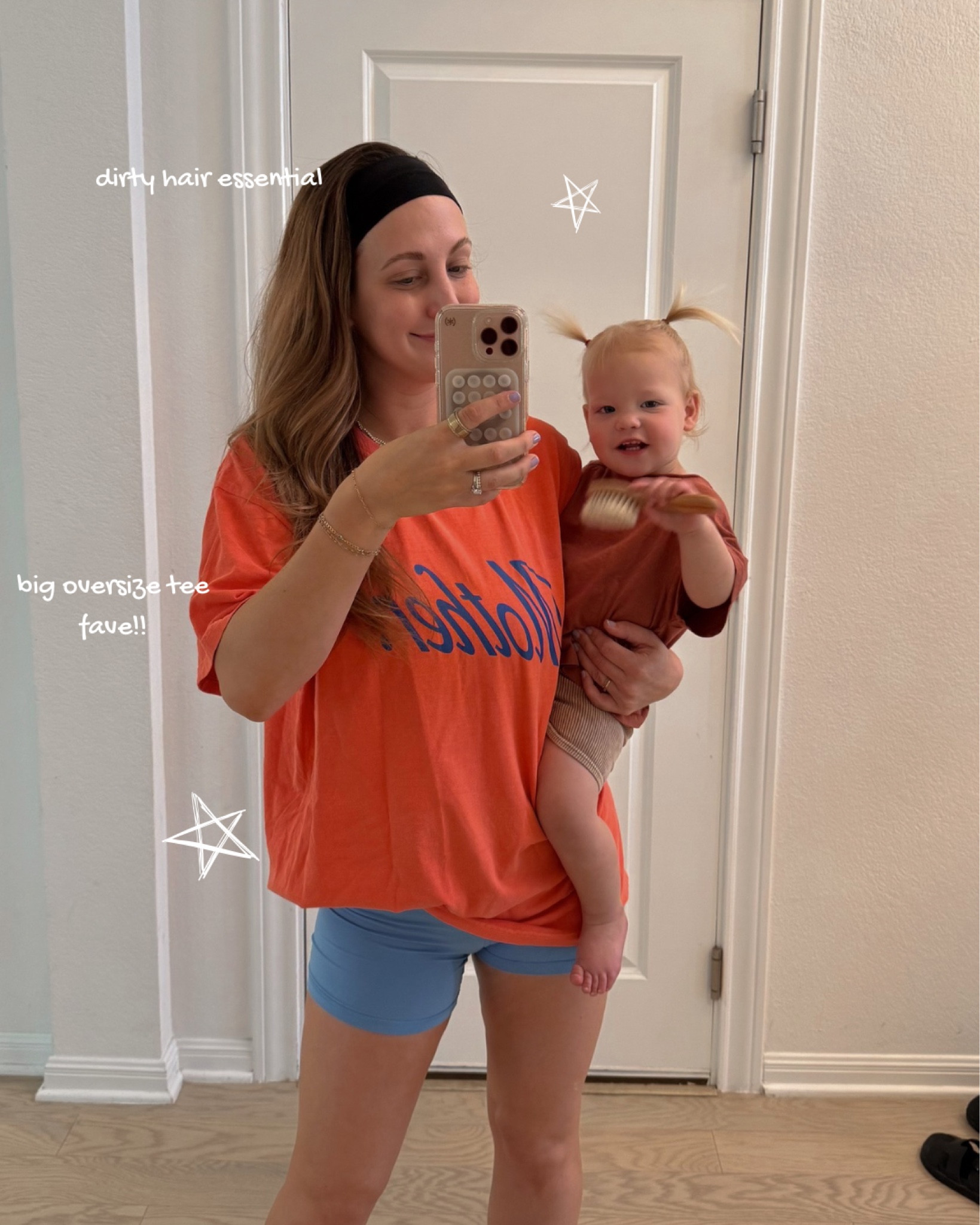 My favorite cute graphic tees! I size up to a L or XL (xl shown here) - shorts are old Aerie, headband linked in my Amazon sf!

#LTKFindsUnder50 #LTKStyleTip