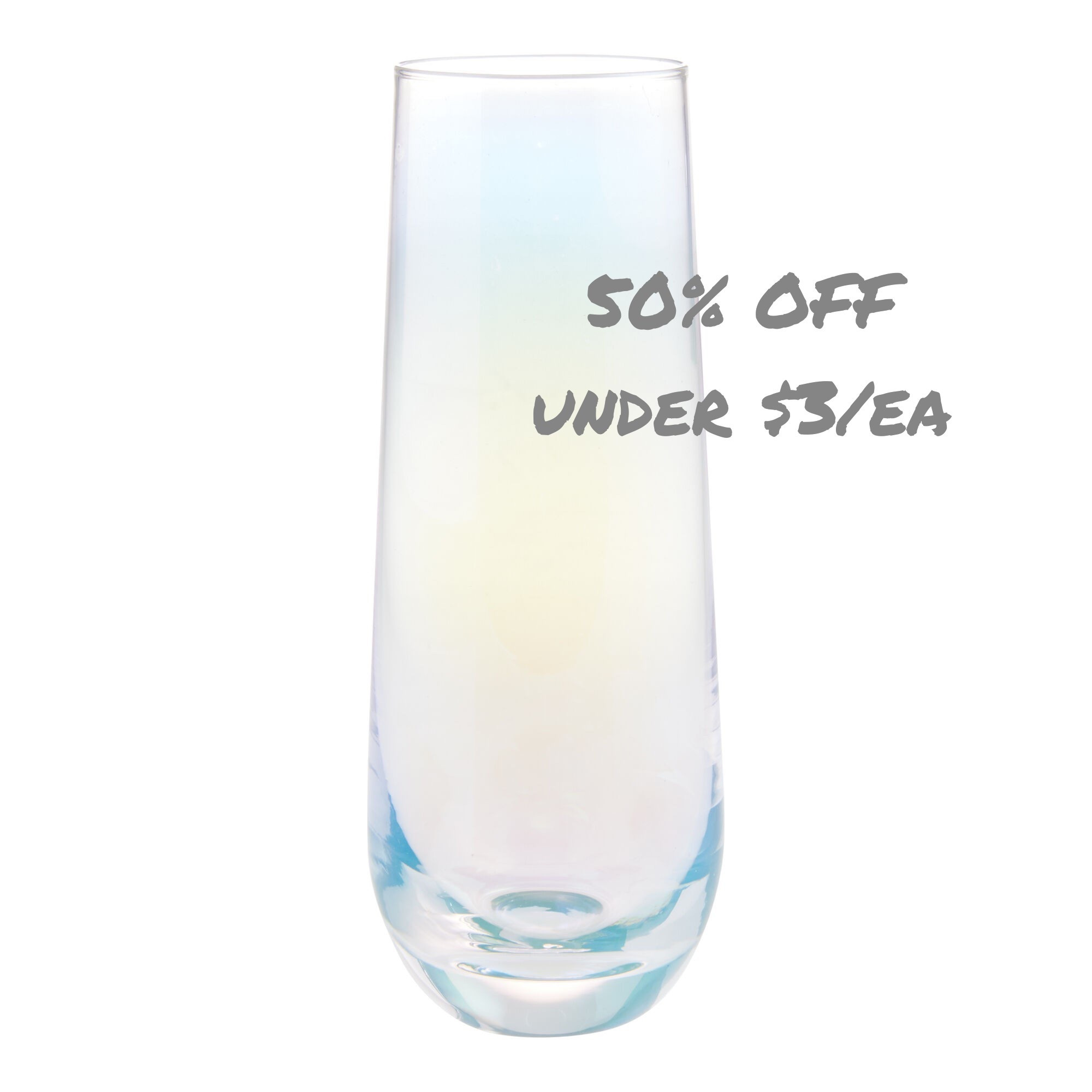 Under $3/ea. 
Get them now  
Iridescent Champagne Glasses

Follow my LTK @le_BASHlorette on the @shop.LTK app to view this post and get my exclusive app-only content!

#liketkit #LTKSaleAlert #LTKWedding
@shop.ltk
https://liketk.it/5rPXj

#LTKWedding #LTKGiftGuide