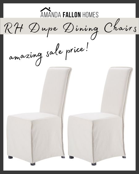 Slipcovered dining chairs in a set of 2 on an amazing sale - each chair comes to about $83! These affordable ivory dining chairs look like Restoration Hardware at a #Walmart price!

#diningchairs #slipcoveredchair #ivorydiningchair

#LTKunder100 #LTKsalealert #LTKhome