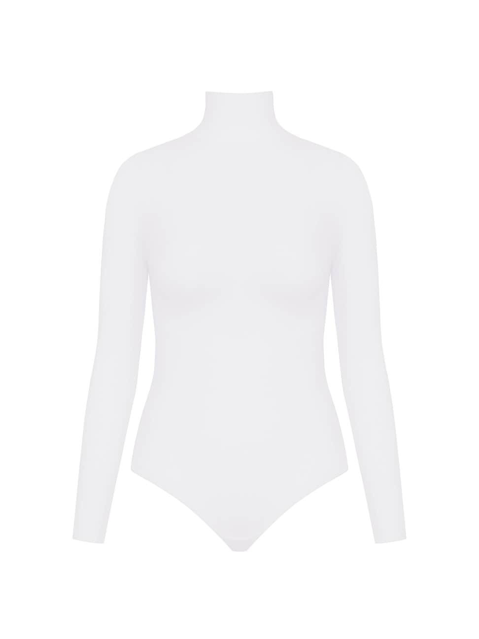 Women's Long Sleeve Turtleneck Bodysuit - White - Size XL | Saks Fifth Avenue