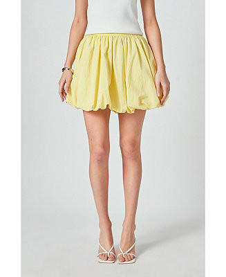 Women's High Waisted Bubble Skirt | Macy's