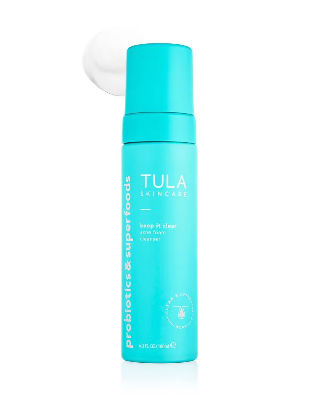 acne foam cleanser | Tula Skincare