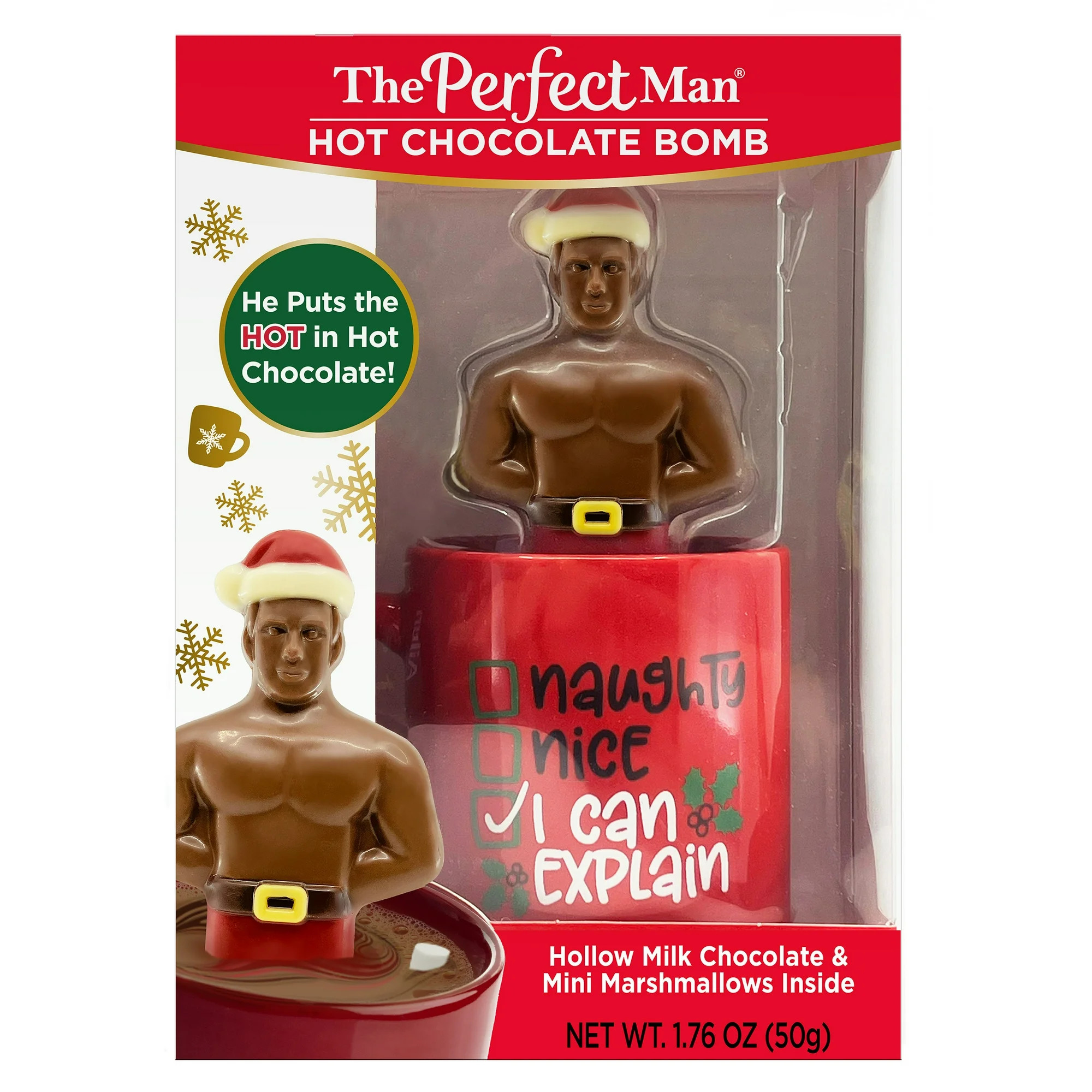 Perfect Man Chocolate Cocoa Bomb Gift Set with Mug - Walmart.com | Walmart (US)