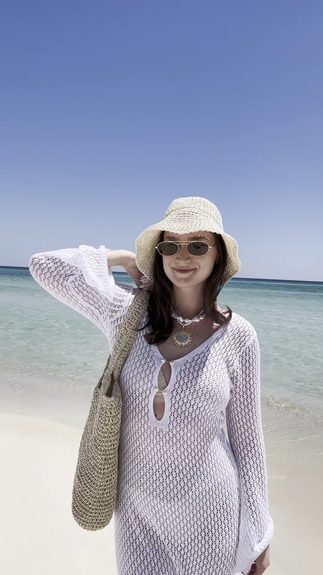 Vacation outfit, 30a outfit, Alys beach outfit, slick back bun, little white dress, flat sandals, beach outfit, vacation outfit inspo, simple makeup, resort outfit, chunky gold earrings, gold accessories, simple outfit, Pinterest outfit, aesthetic outfit, summer outfit, spring outfit, beach coverup, swimsuit coverup, lululemon bag, rosemary beach, inlet beach, seaside florida, resort outfit, swimsuit coverup, amazon coverup, white dress, pool hat, crochet hat

#LTKTravel #LTKSummerSales #LTKSeasonal
